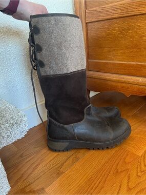 Bos. & Co. Outland Coffee & Sadd wool Primaloft waterproof merino wool boot 41